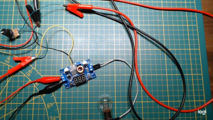 Testing how much current I need to add to the feedback pin of a buck converter to completely shut it down