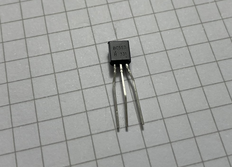 BC557 PNP transistor