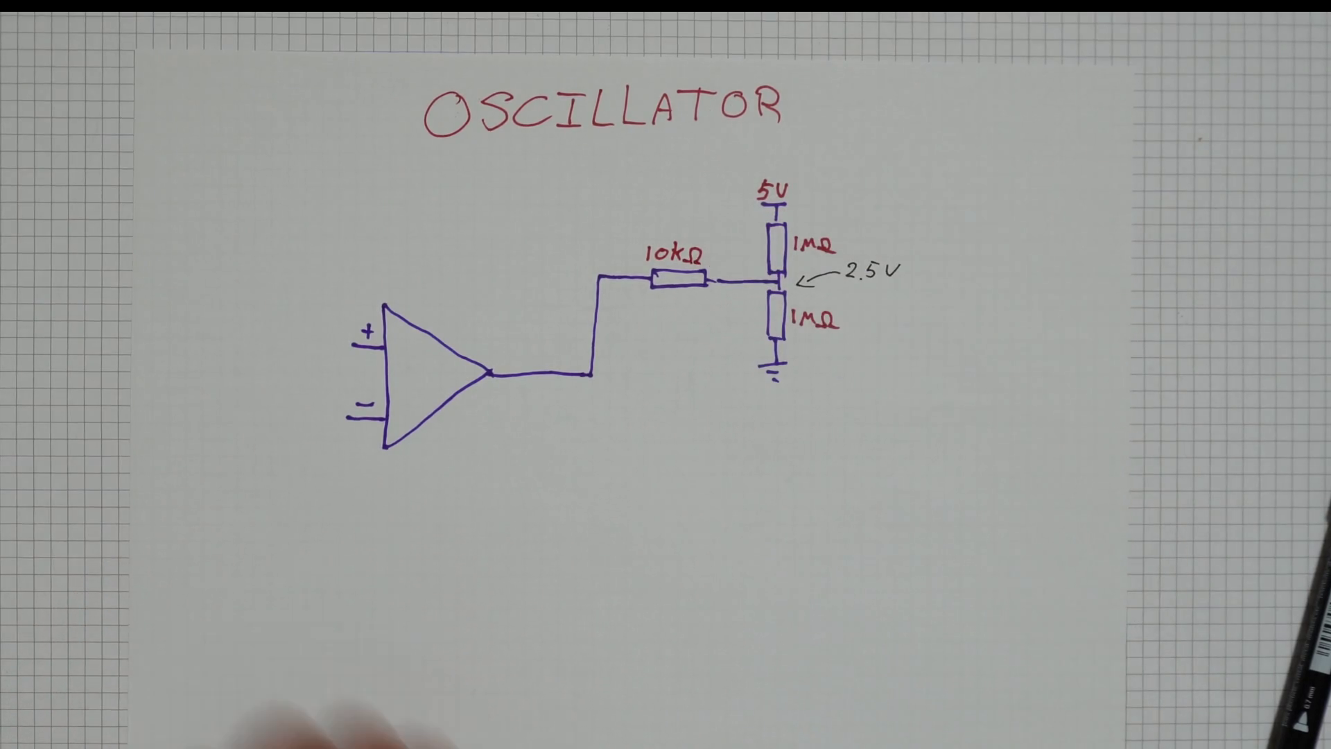 Schematic for outputting near-rail-to-rail from an Op-Amp.